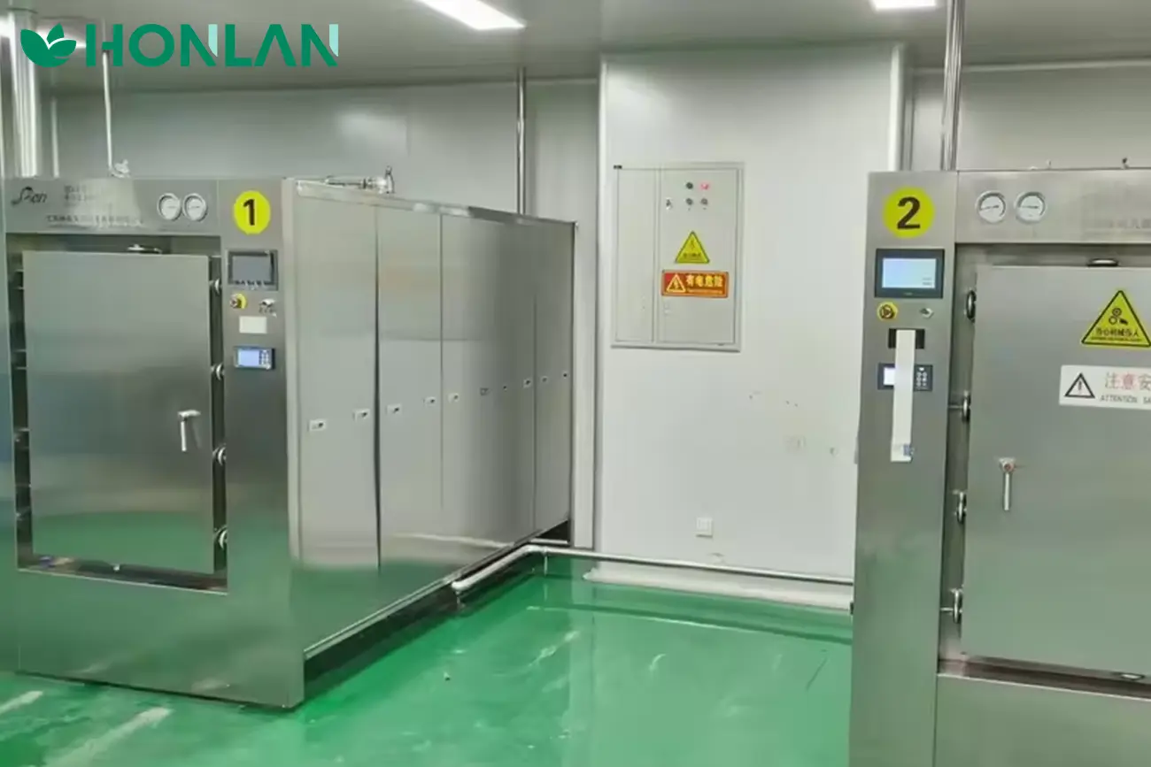 Advanced supplement manufacturing equipment in GMP facility for private label supplements