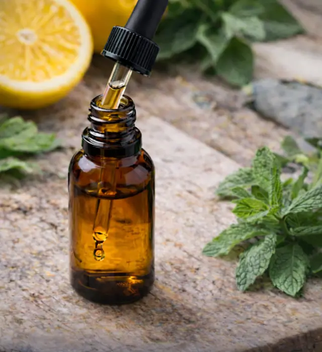 liquid drops supplement manufacturing with glass dropper bottle