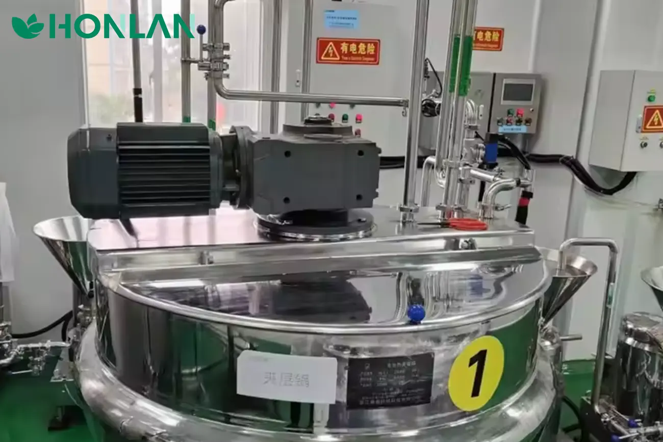 Industrial mixing tank for private label supplement manufacturing and processing